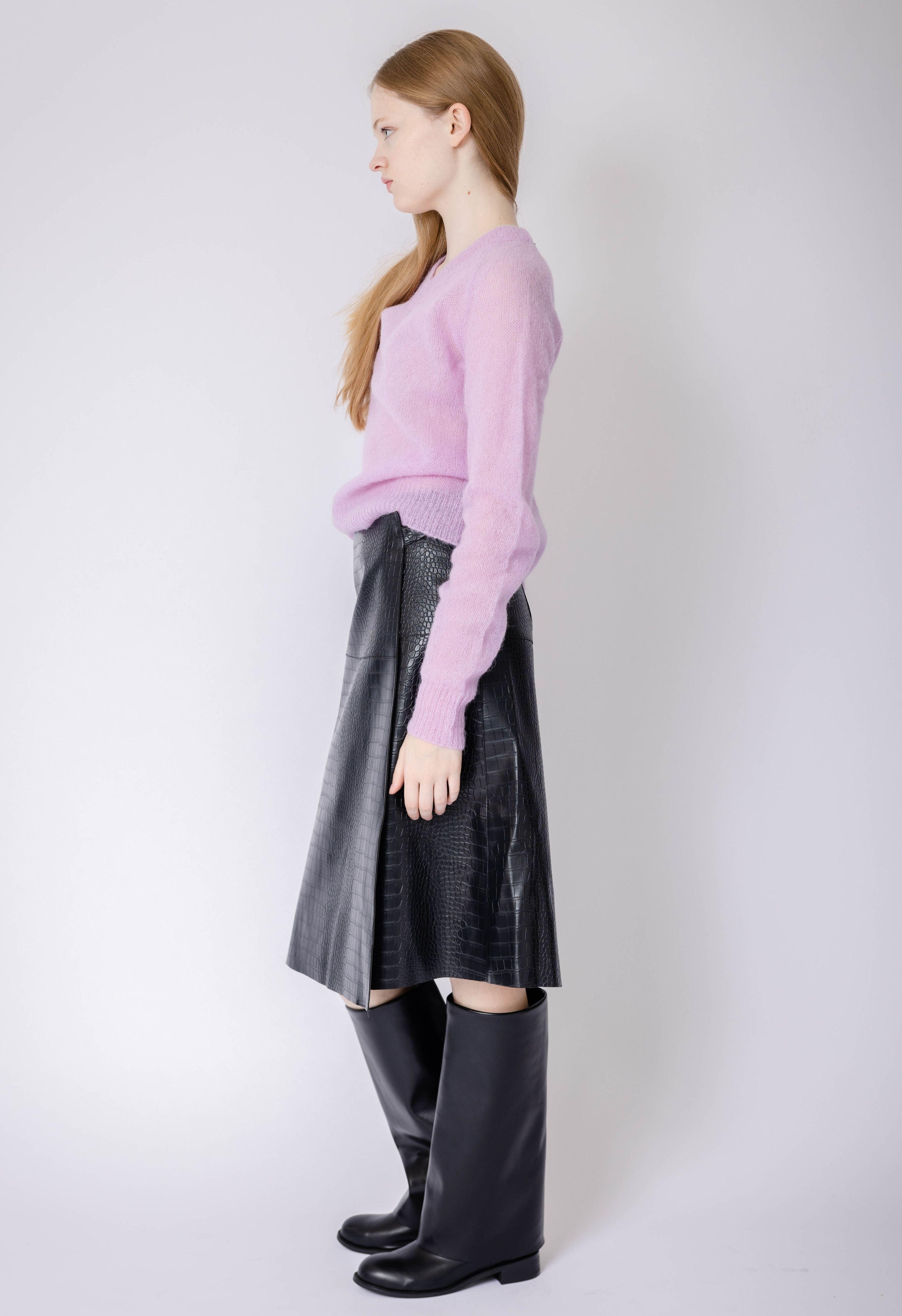 Teddy Sweater in Pink Product Image