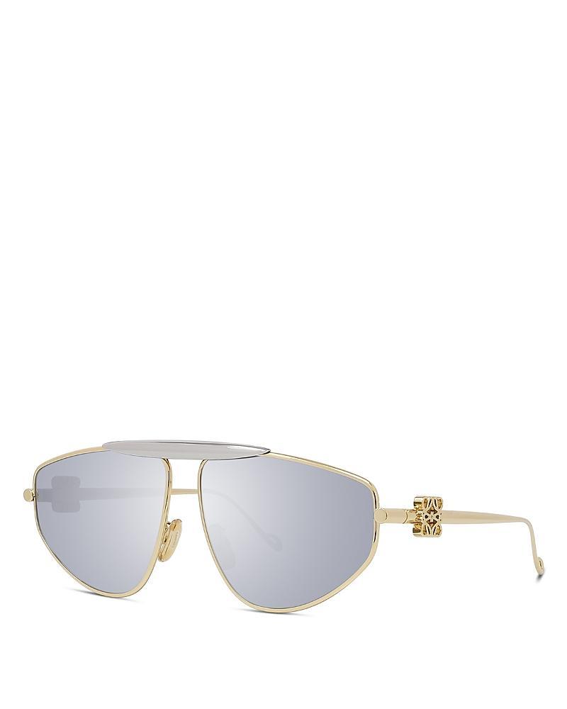 Loewe Metal Sunglasses in Metallic Gold Product Image