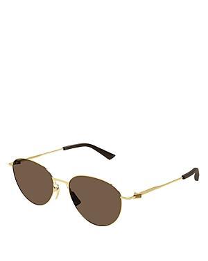 Mens BV1267SM Ultrathin Metal Rectangle Sunglasses Product Image