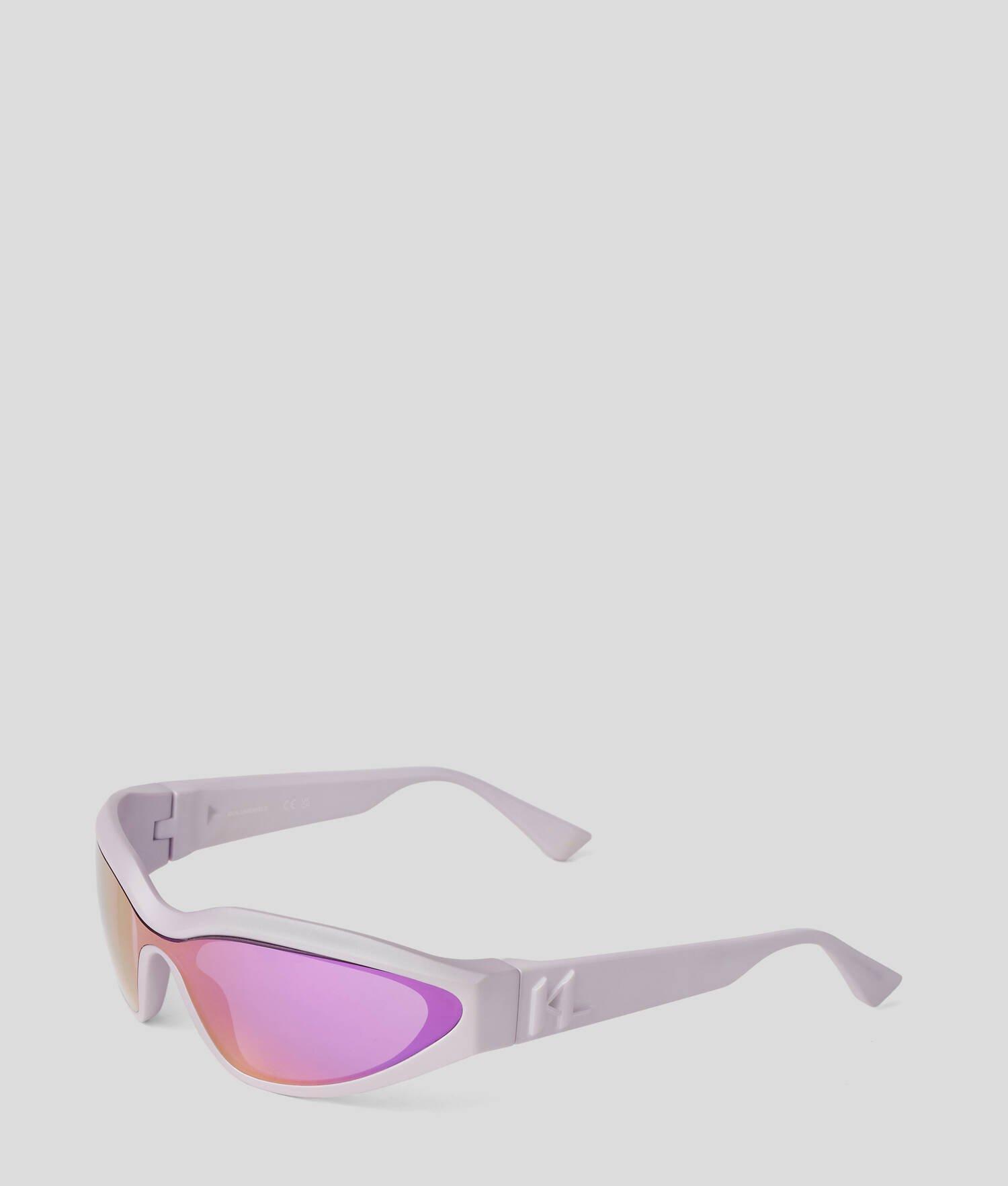 KL MONOGRAM LOGO WRAP-AROUND SUNGLASSES Product Image