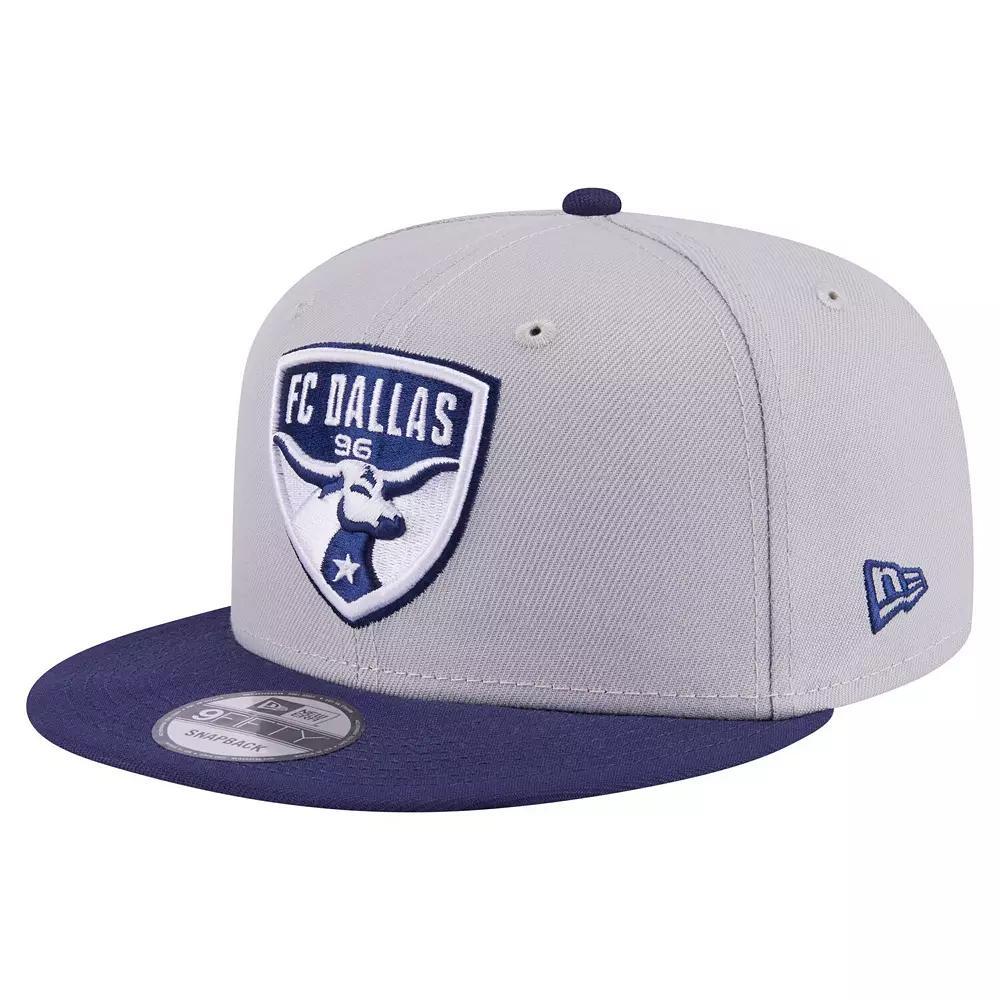 Men's New Era Gray FC Dallas Color Pack Two-Tone 9FIFTY Snapback Hat, Fcd Grey Product Image