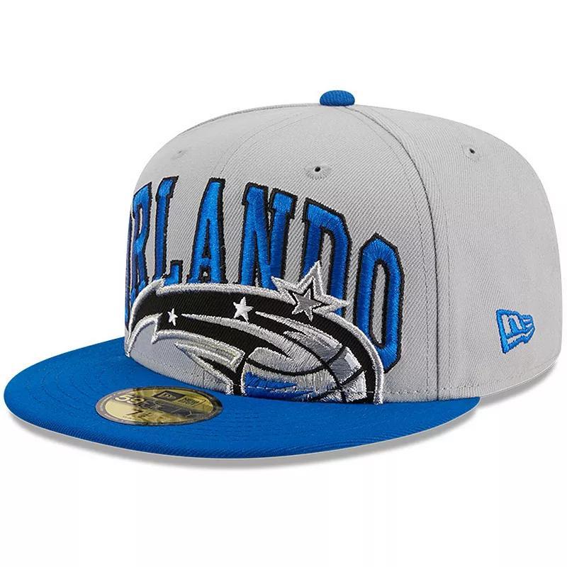 Mens New Era Gray/Blue Orlando Magic Tip-Off Two-Tone 59FIFTY Fitted Hat Product Image