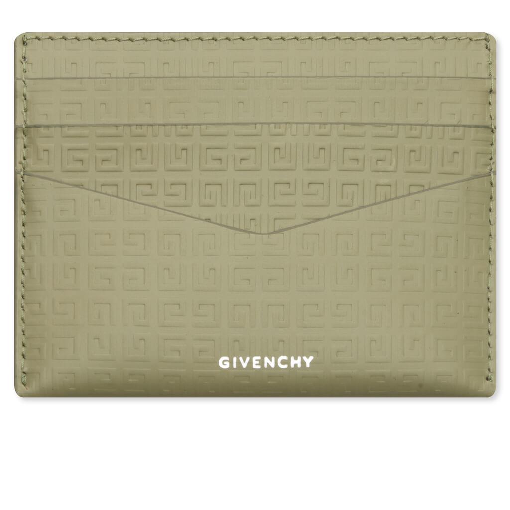 Card Holder in Classic 4G Leather - Khaki Male Product Image