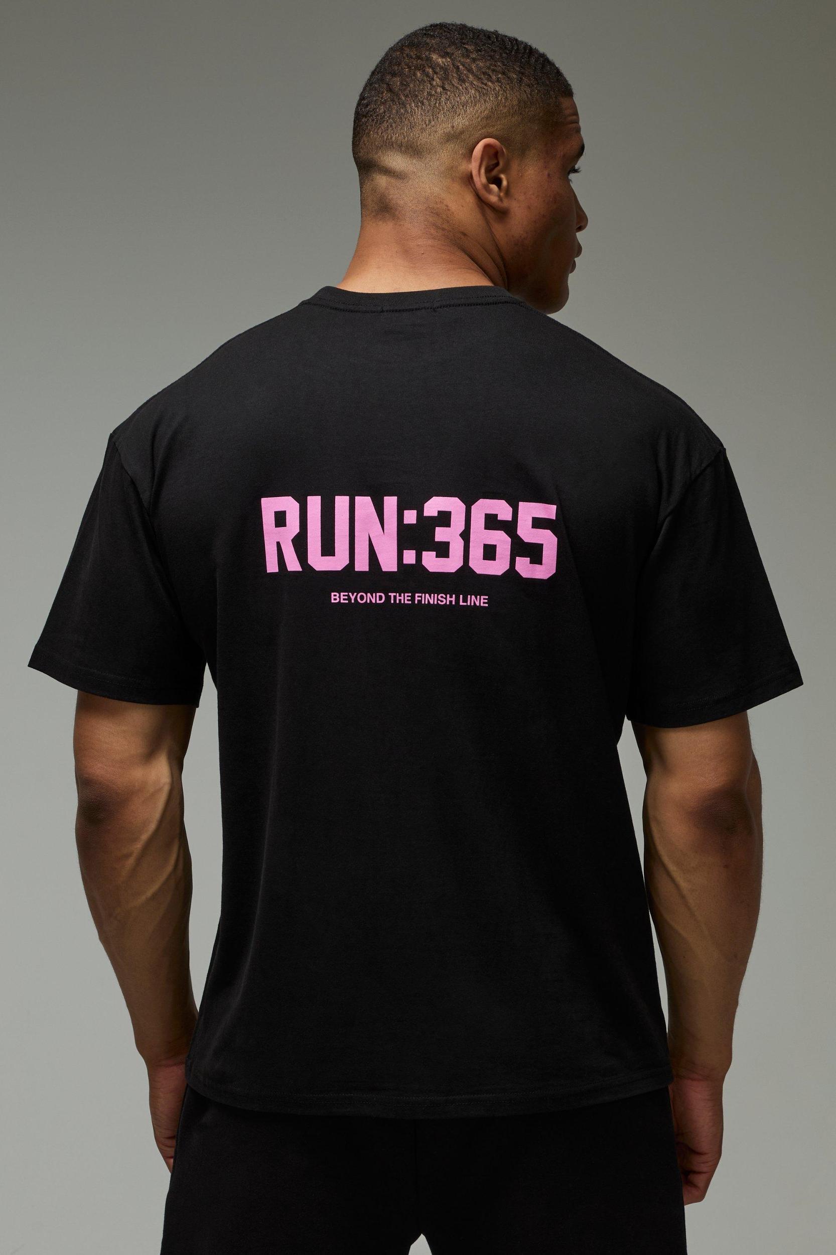 MAN Active Run:365 Oversized T-Shirt | boohooMAN USA Product Image