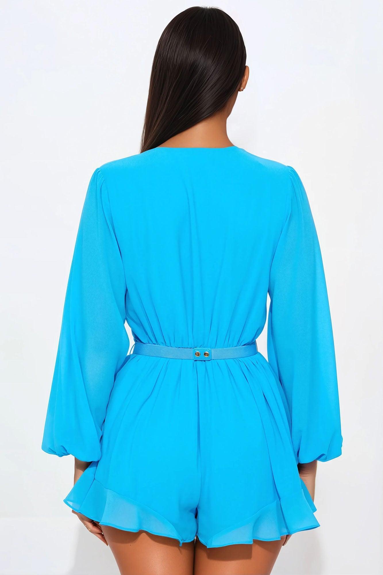 All For You Romper - Blue Product Image