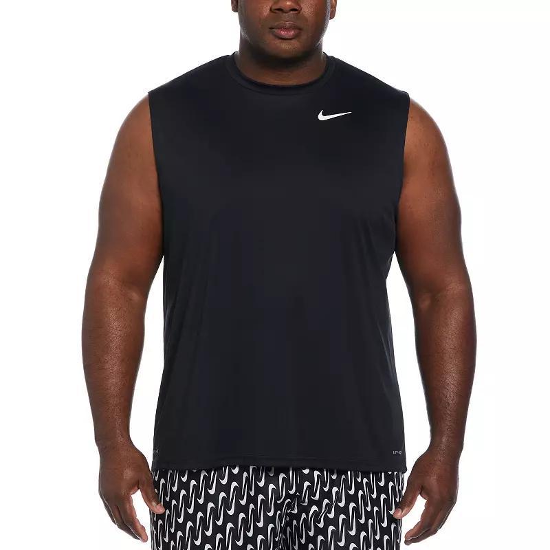 Big & Tall Nike Dri-FIT UPF 40+ Essential Sleeveless Hydroguard Swim Tee, Men's, Size: Large Tall, Dusty Cactus Product Image