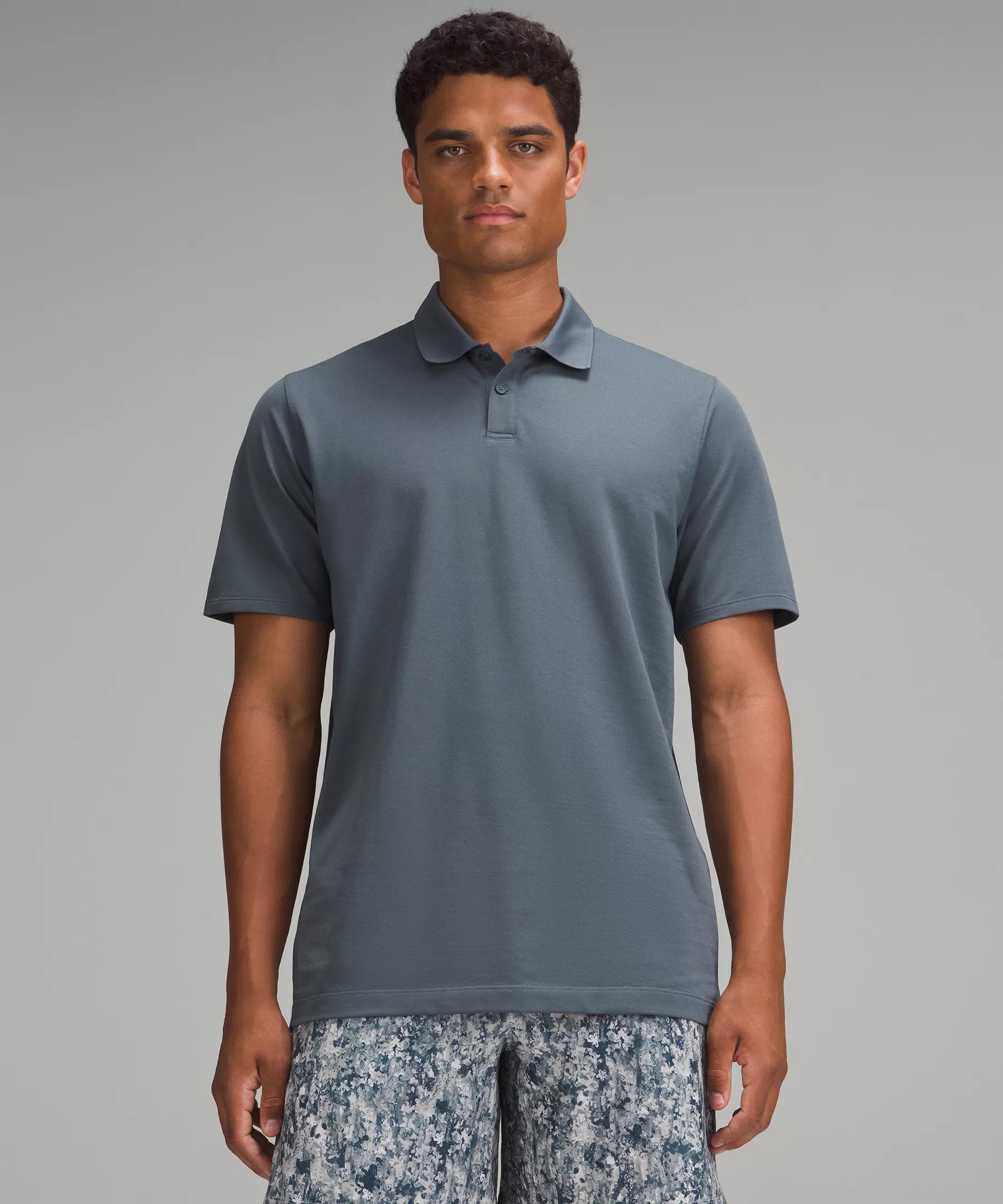 Classic-Fit Pique Short-Sleeve Polo Shirt Product Image