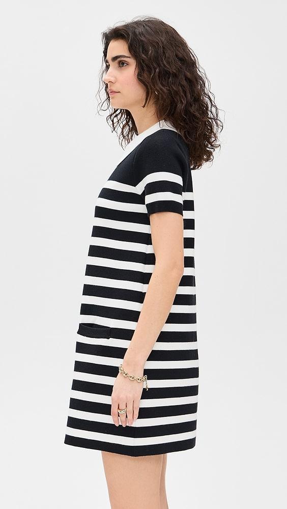 English Factory Stripe Collar Mini Dress | Shopbop Product Image