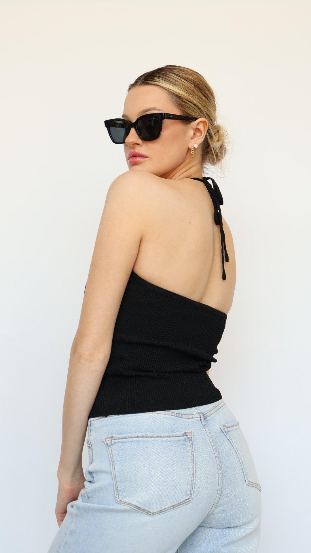 Knit Halter Top Product Image
