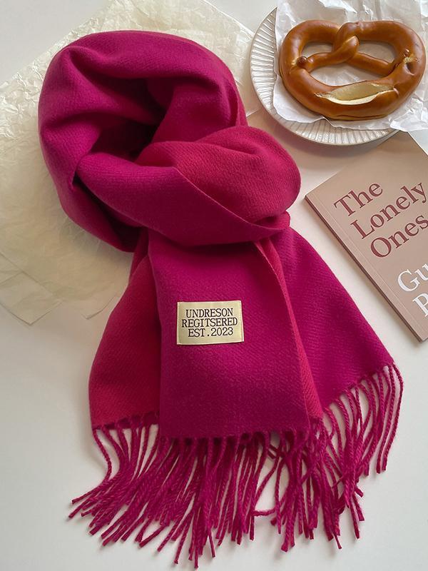 Keep Warm Tasseled Shawl&Scarf Product Image