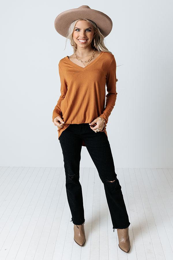 Making Friends Shift Top In Pumpkin Product Image