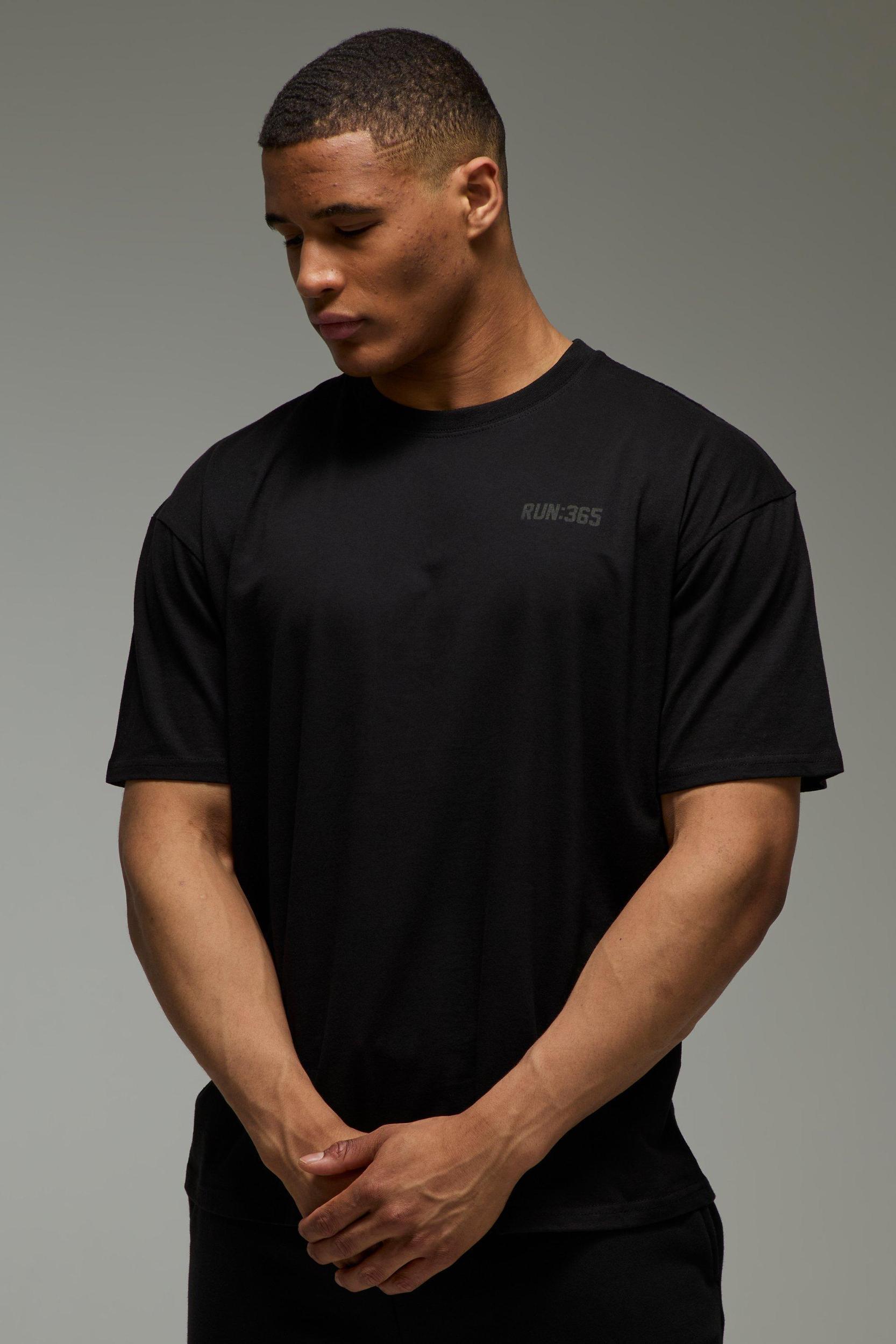 MAN Active Run:365 Oversized T-Shirt | boohooMAN USA Product Image