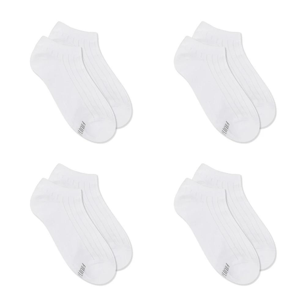 Womens Fruit of the Loom Cotton Comfort 4pk No Show Socks 4-10 Product Image