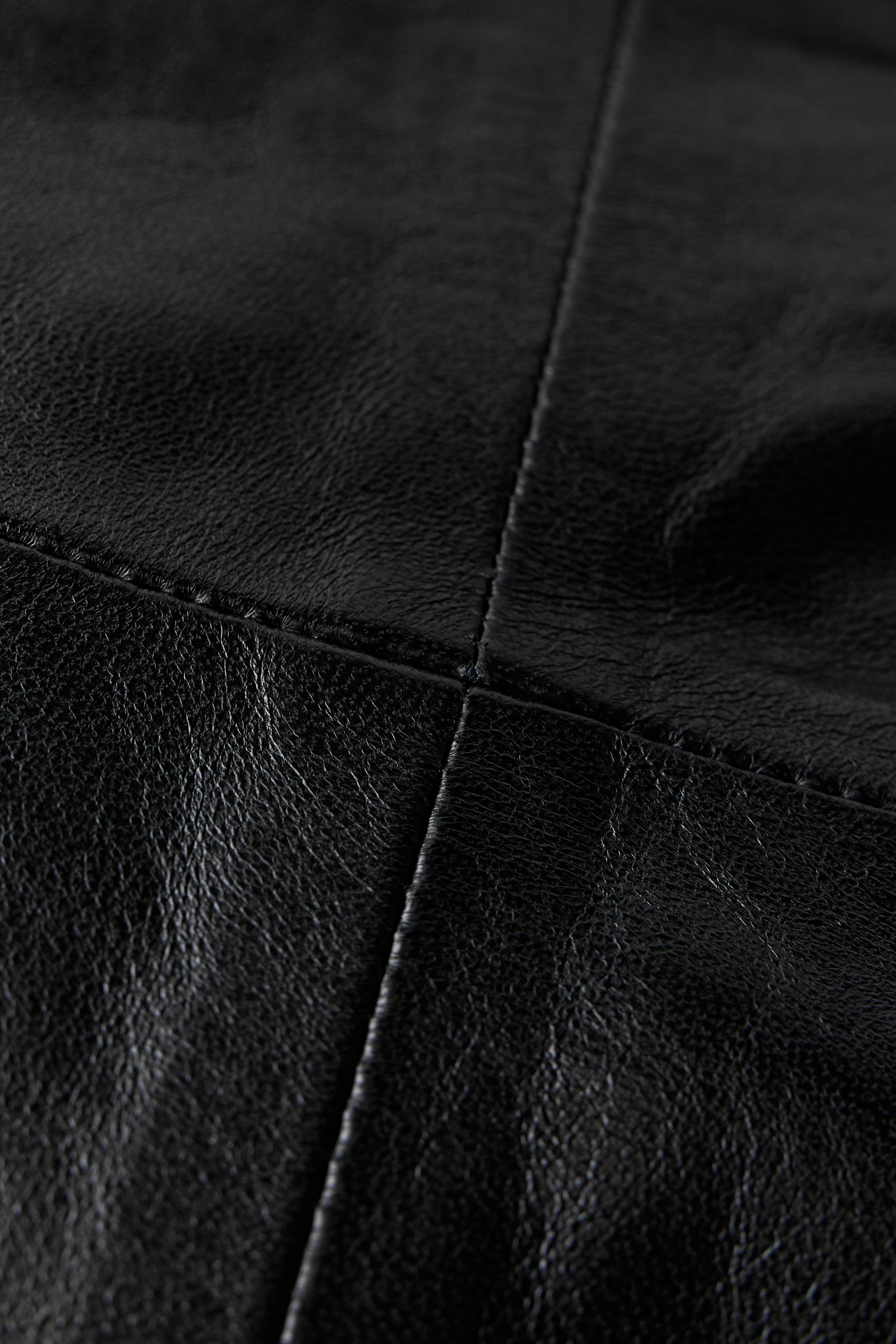 100% LEATHER BLAZER ZW COLLECTION Product Image