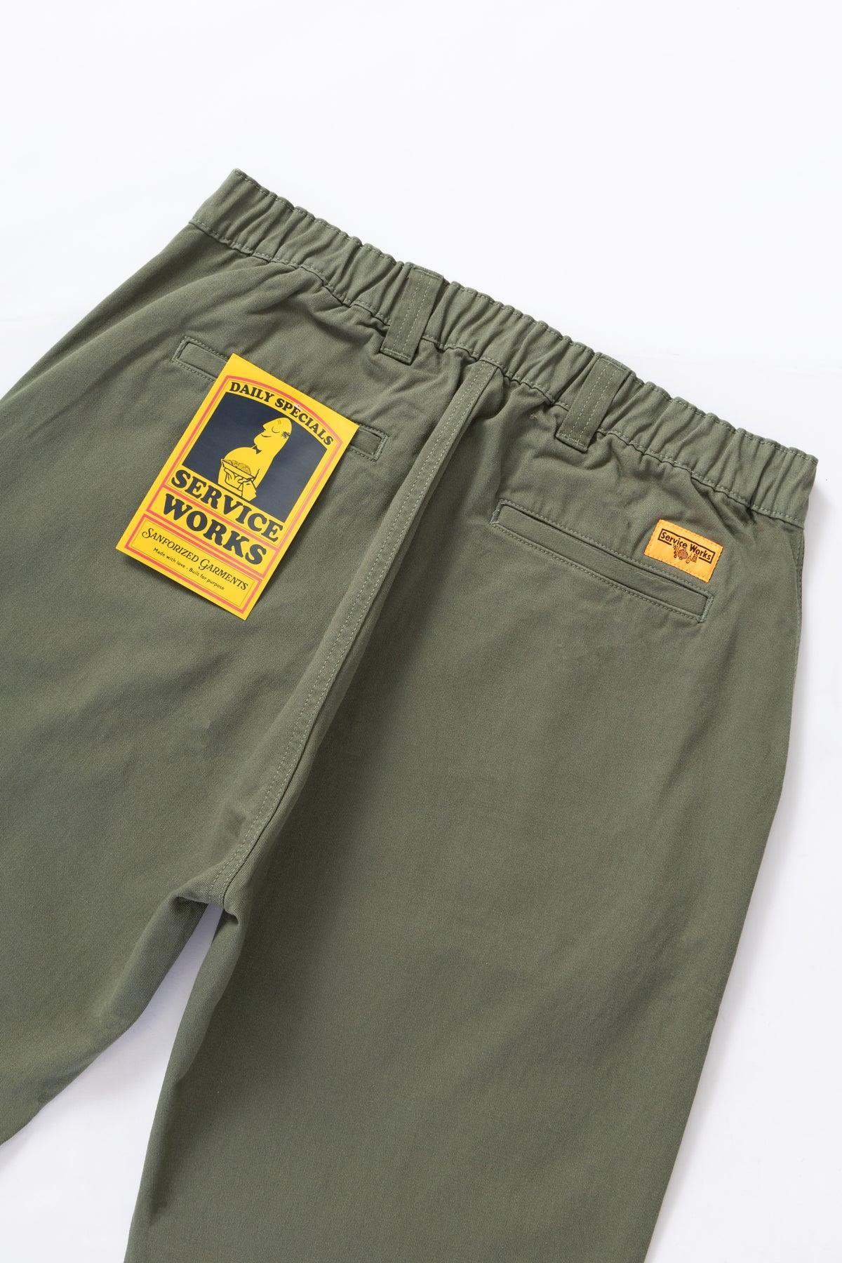 Service Works - Drill Waiters Pant - Olive Product Image