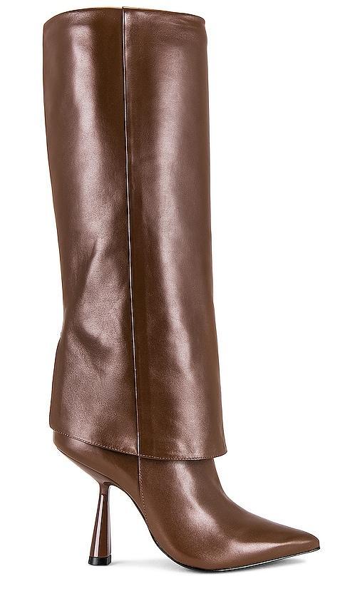 Womens Martine Leather Knee-High Boots Product Image