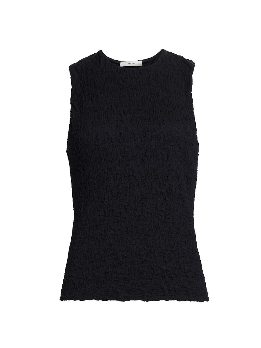 Womens Smocked Sleeveless Top Product Image