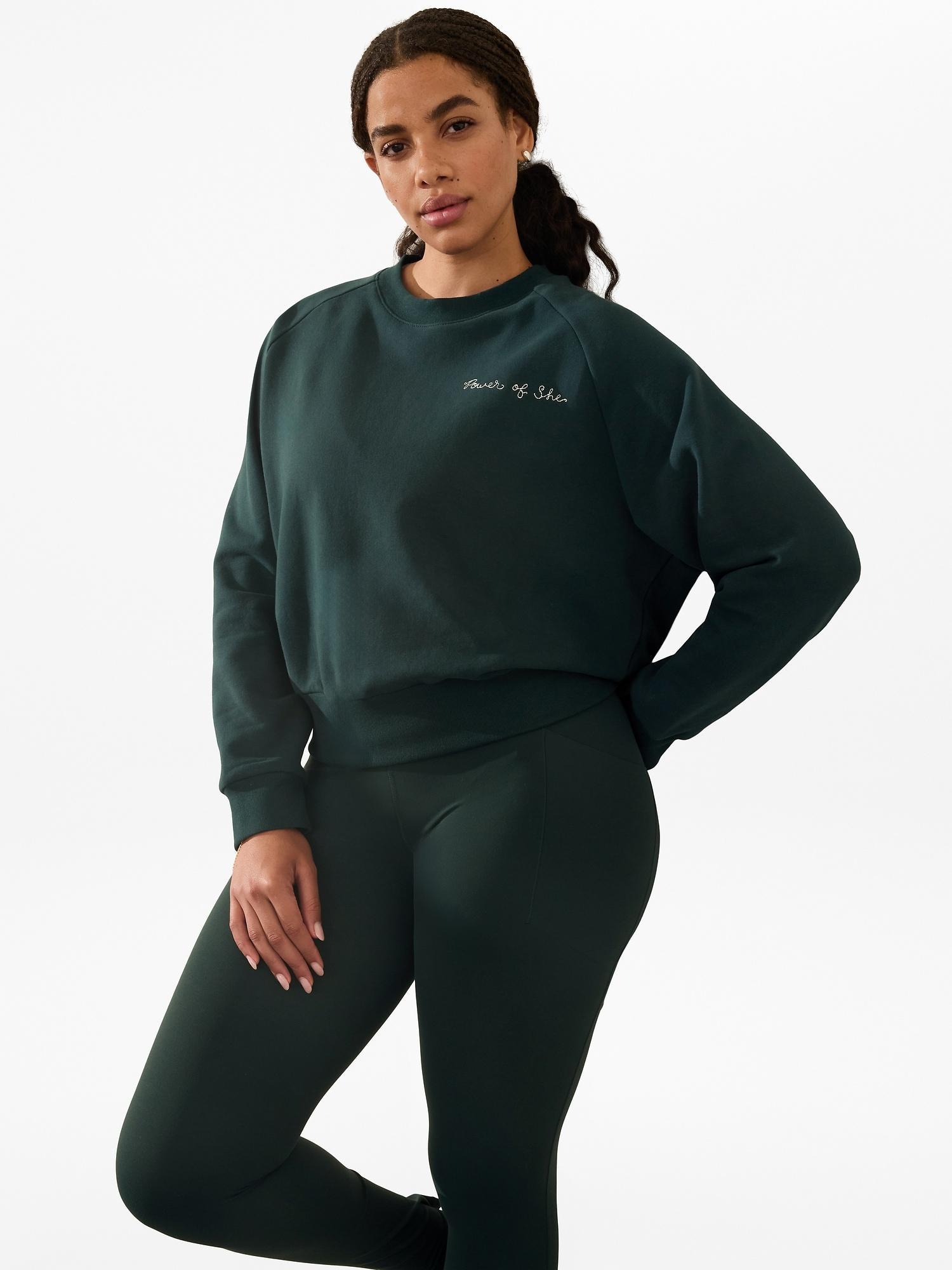 Power of She Embroidered Crew Sweatshirt Product Image