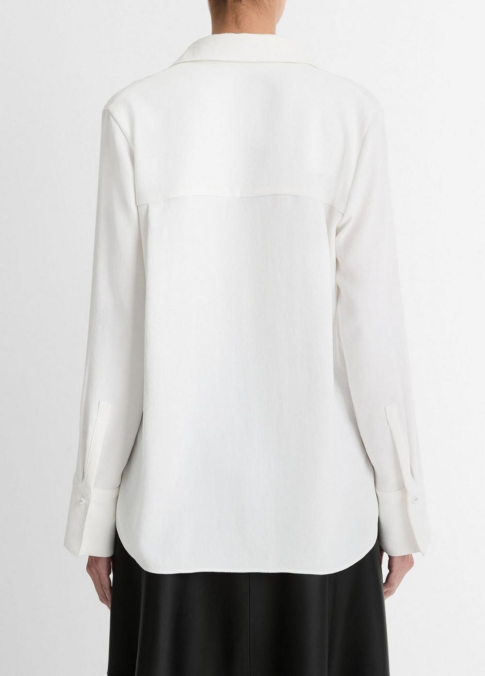 Pearl-Button Long-Sleeve Shirt Product Image