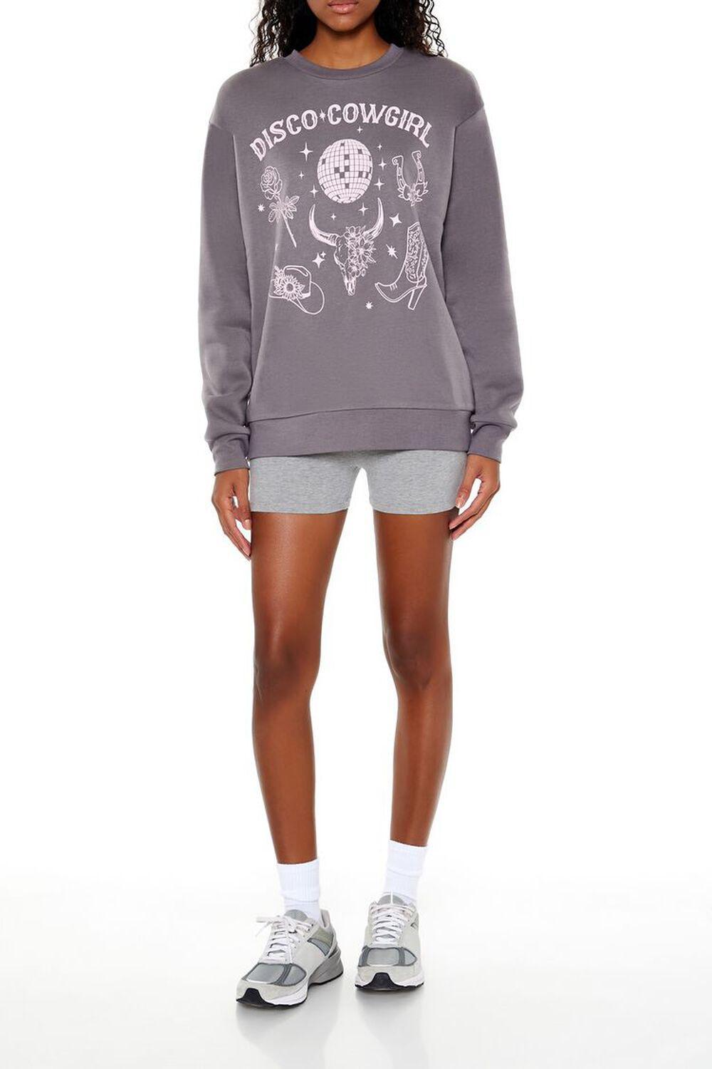 Disco Cowgirl Graphic Pullover | Forever 21 Product Image