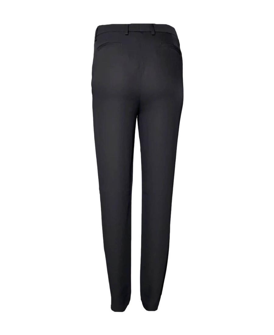 FABIANA FILIPPI Zipper Tapered Casual Pants In Black Product Image