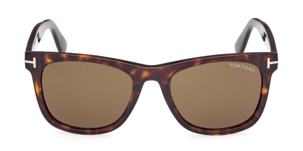 TOM FORD Eyewear Kevyn Square Frame Sunglasses In 5252j - Avana Scura / Roviex Product Image