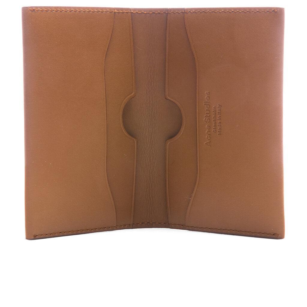 Folded Card Holder - Camel Brown Male Product Image