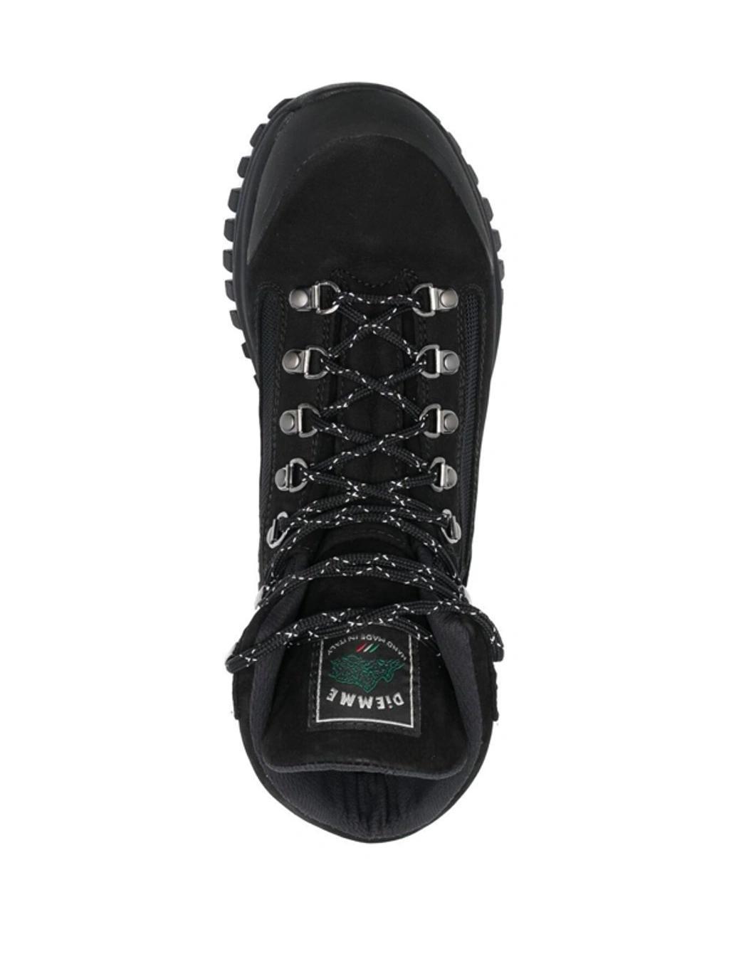 DIEMME One Hiker Nubuck And Mesh Boots In Black Product Image