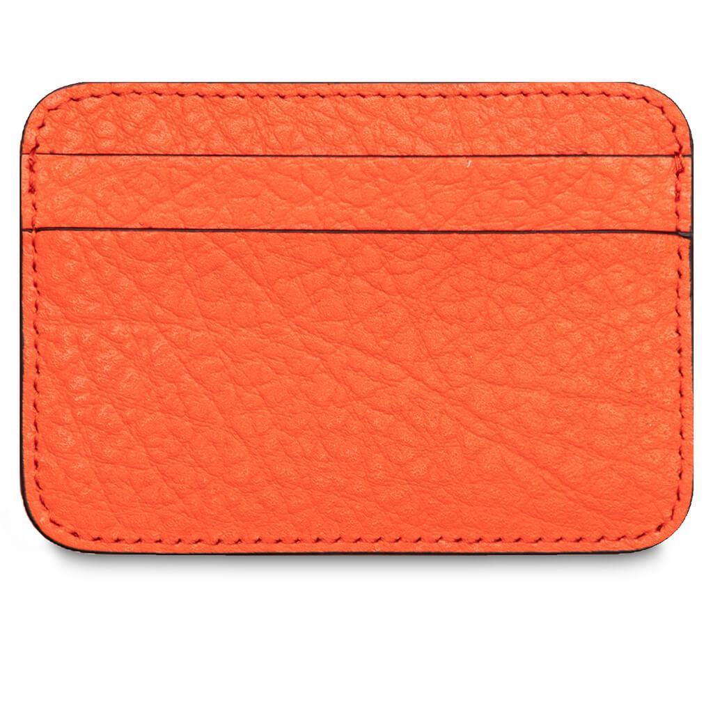 Leather Card Holder Fn-Ux-Slgs000275 - Bright Orange Male Product Image