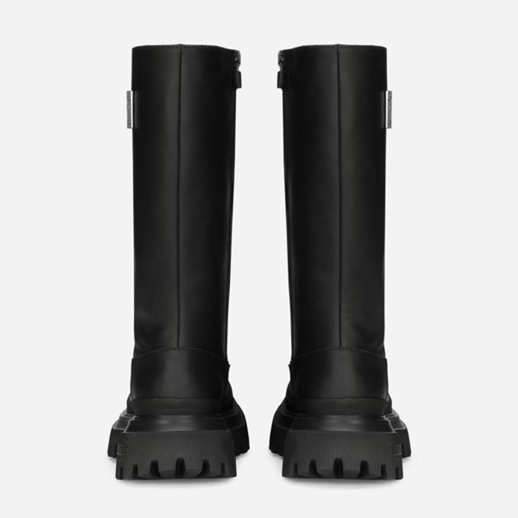 Calfskin Boots In Black Product Image