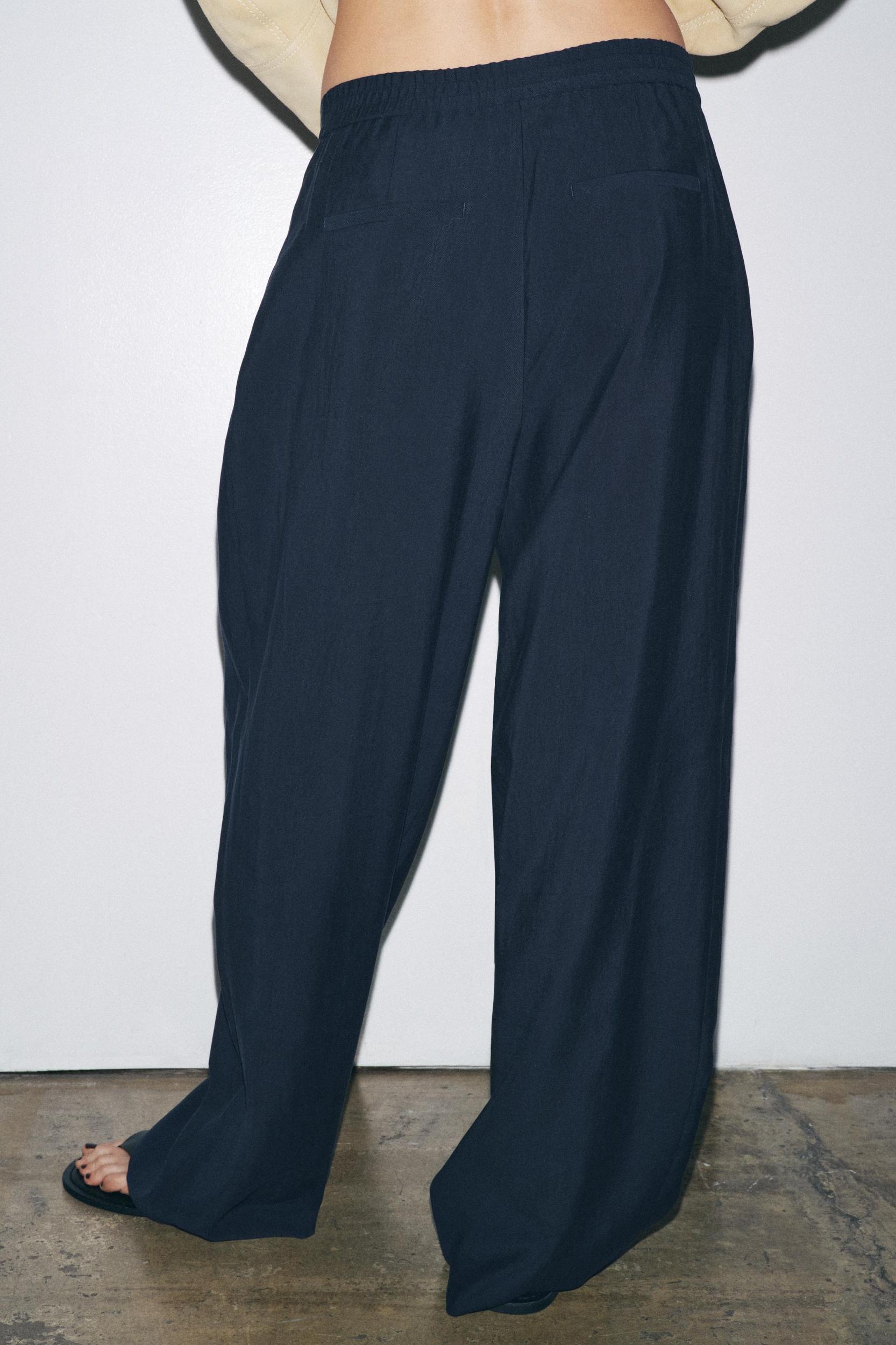 ZW COLLECTION FLOWY PLEATED PANTS Product Image