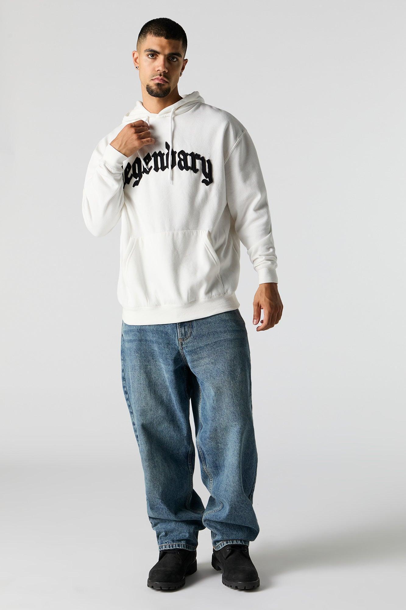 Legendary Embroidered Fleece Hoodie Male Product Image