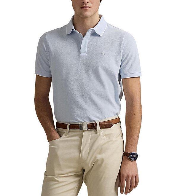 Polo Ralph Lauren Classic Fit Tipped Stretch Mesh Short Sleeve Polo Shirt Product Image