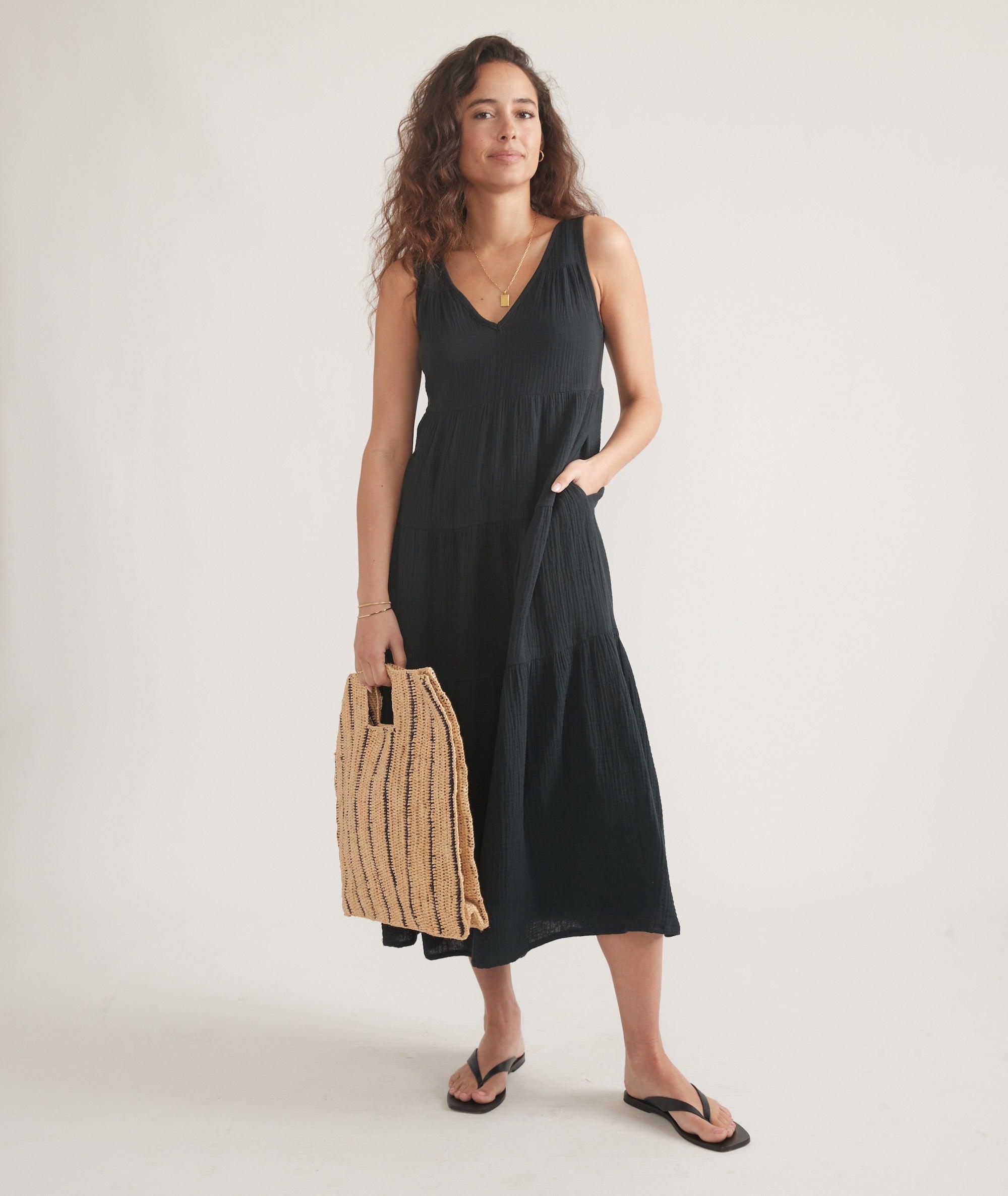 Corinne Double Cloth Maxi Dress Product Image