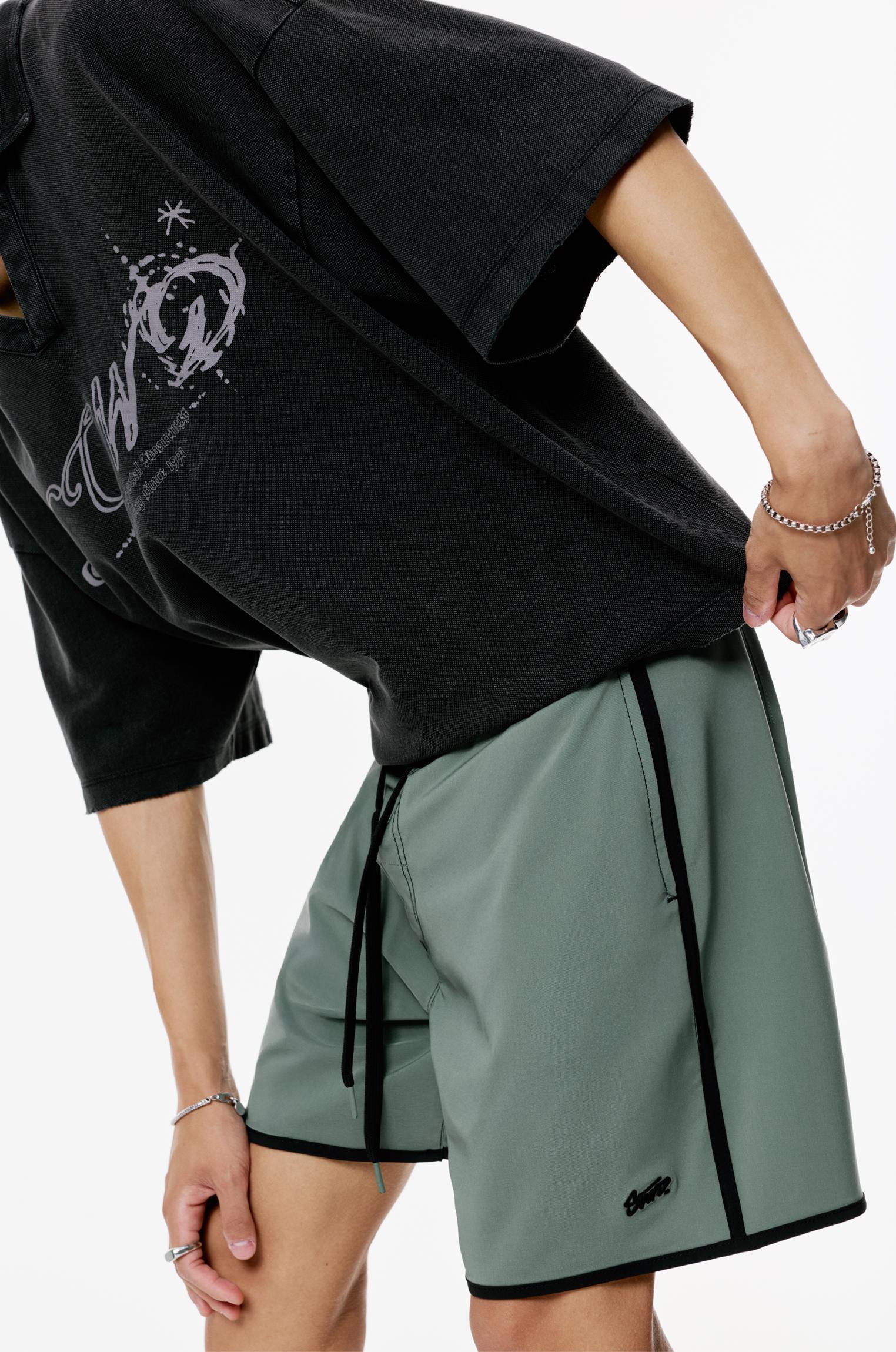 Board shorts with contrast trims Product Image
