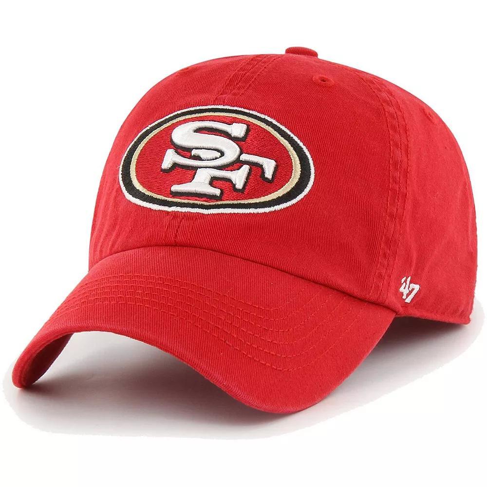 Men's '47 Scarlet San Francisco 49ers Franchise Logo Fitted Hat, Size: Small, Red Product Image