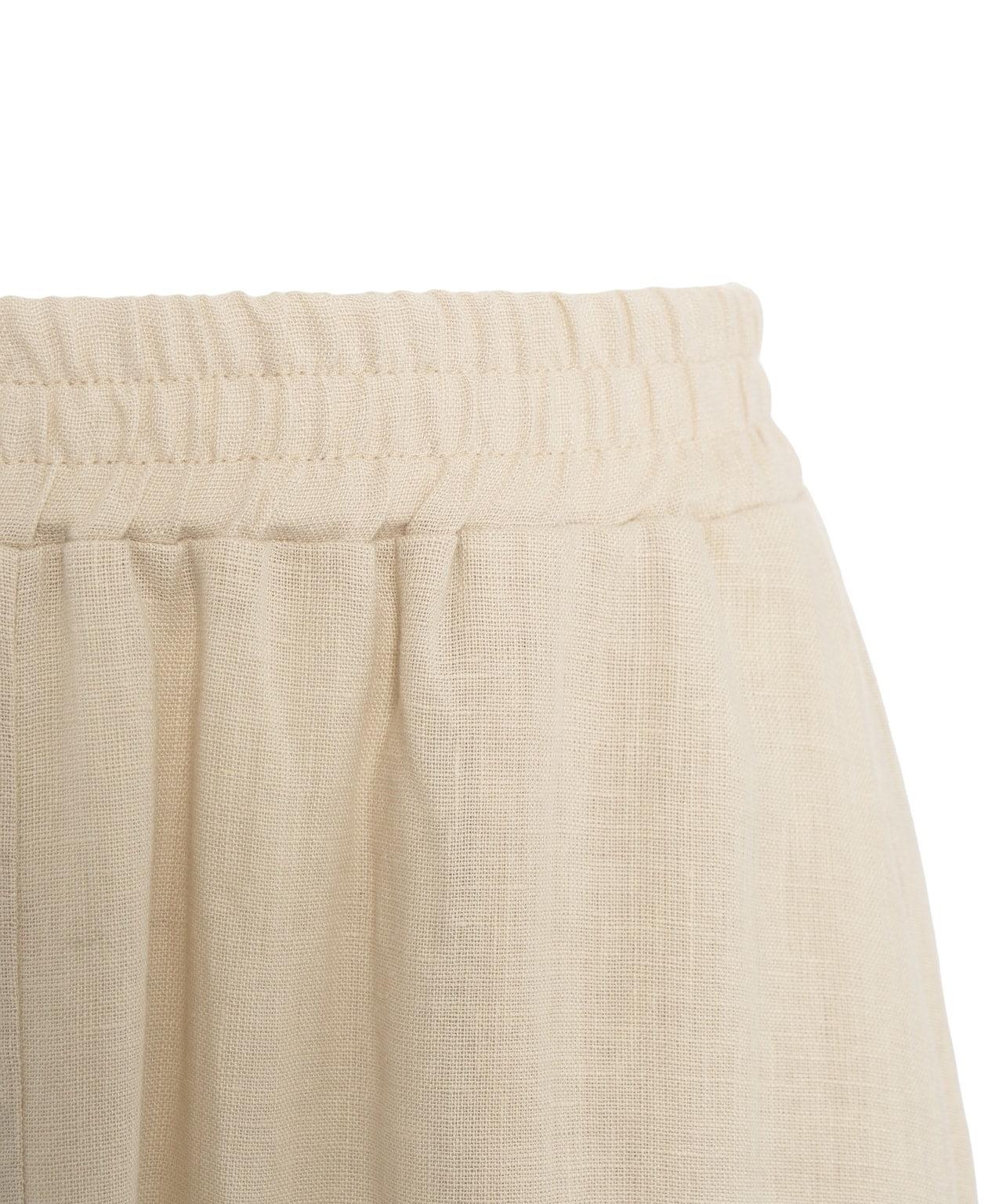 Linen skirt with pockets Product Image
