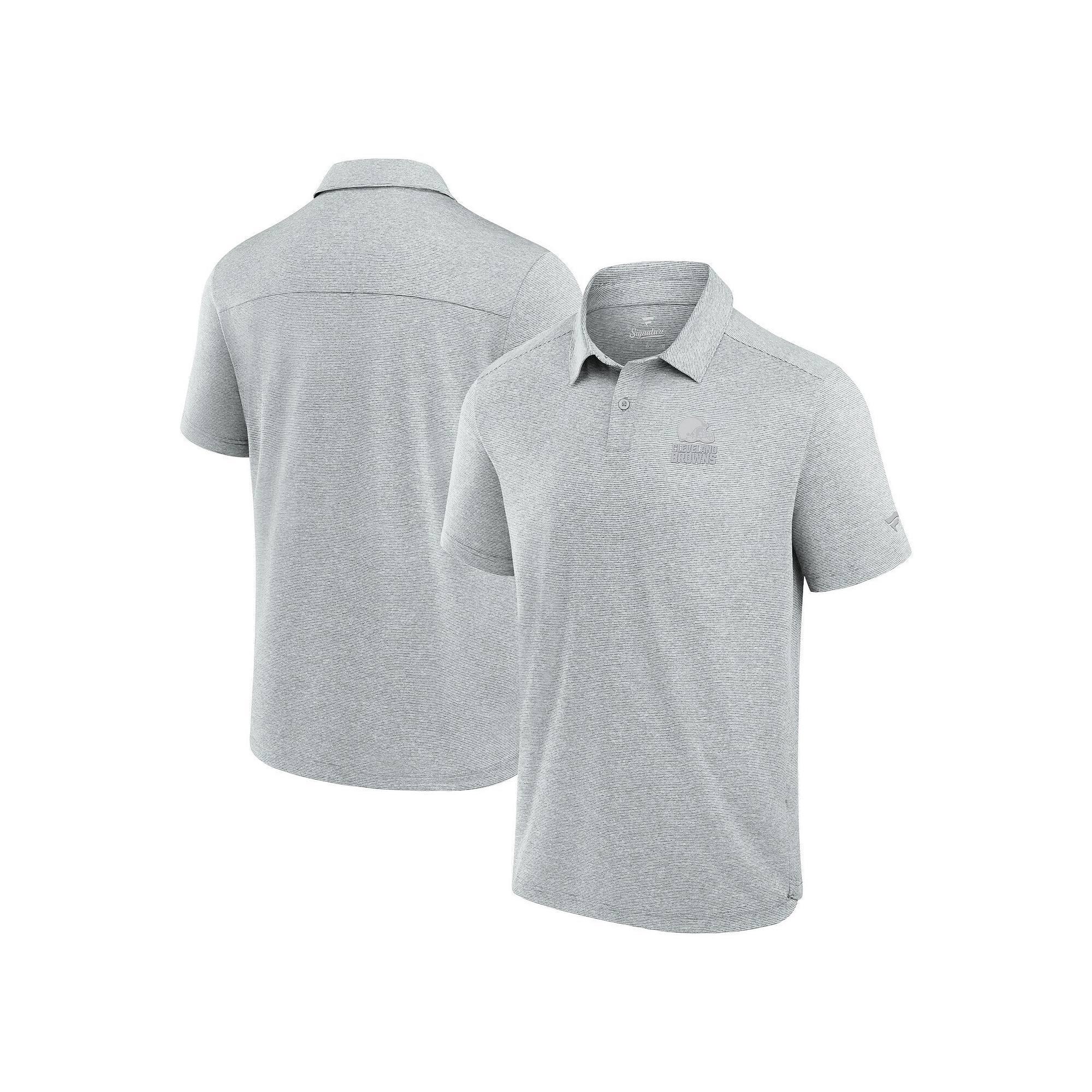 Men's Fanatics Gray Cleveland Browns Front Office Tech Polo Shirt, Size: 5XL, Grey Product Image