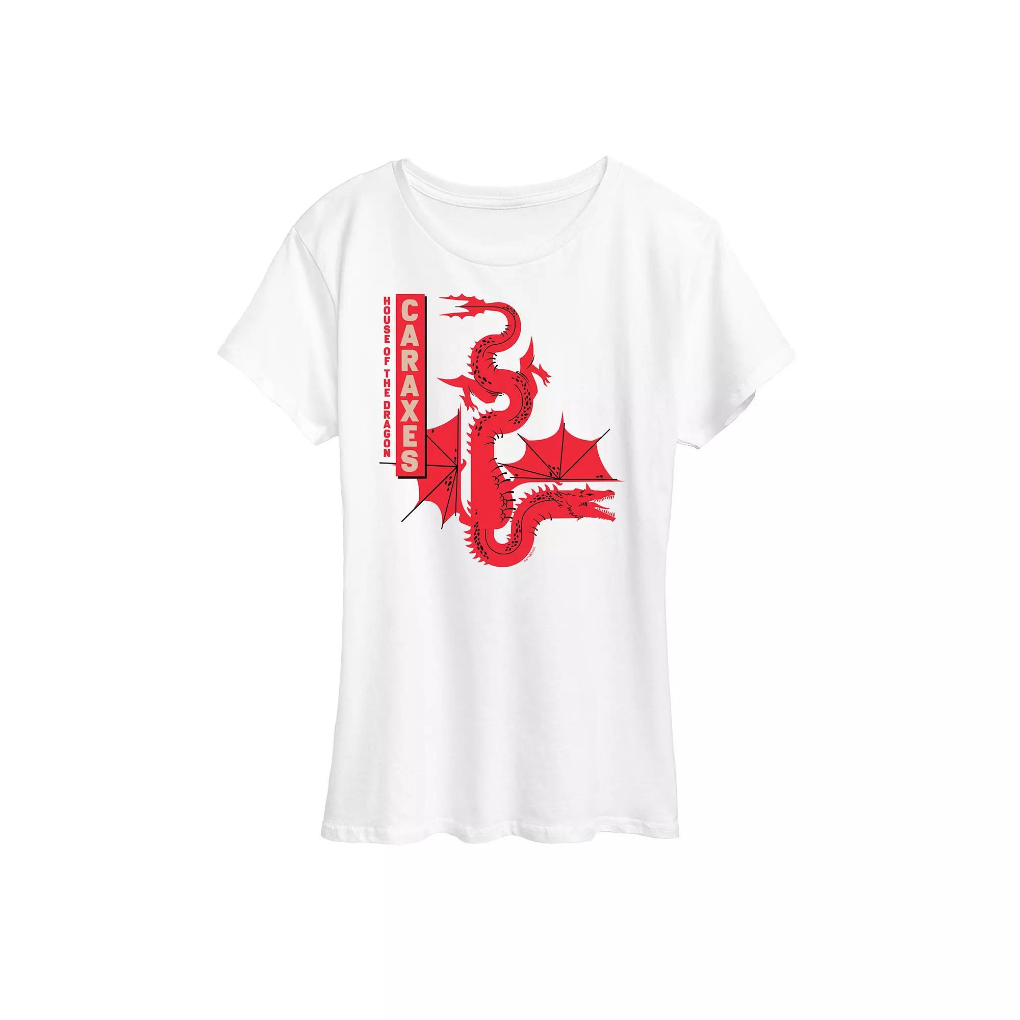 Women's House of the Dragon Caraxes Dragon Graphic Tee,  Product Image