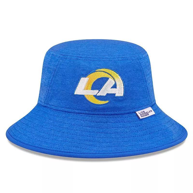 Mens New Era Heather Royal Los Angeles Rams Bucket Hat Product Image