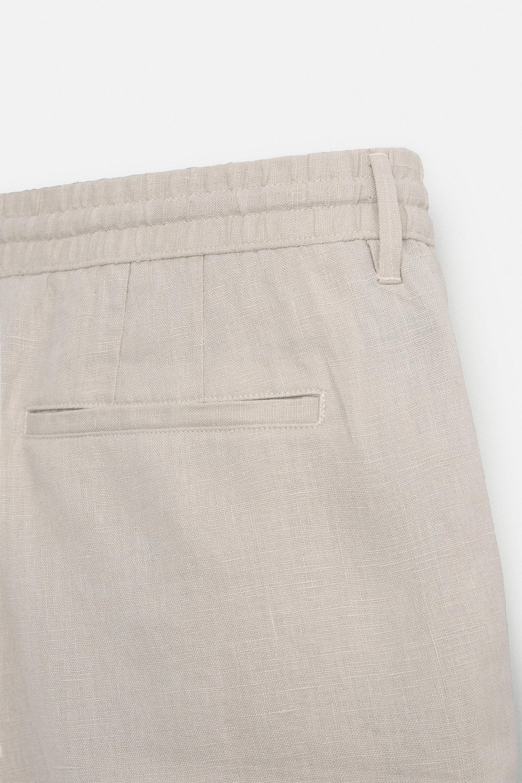 100% LINEN SHORTS Product Image