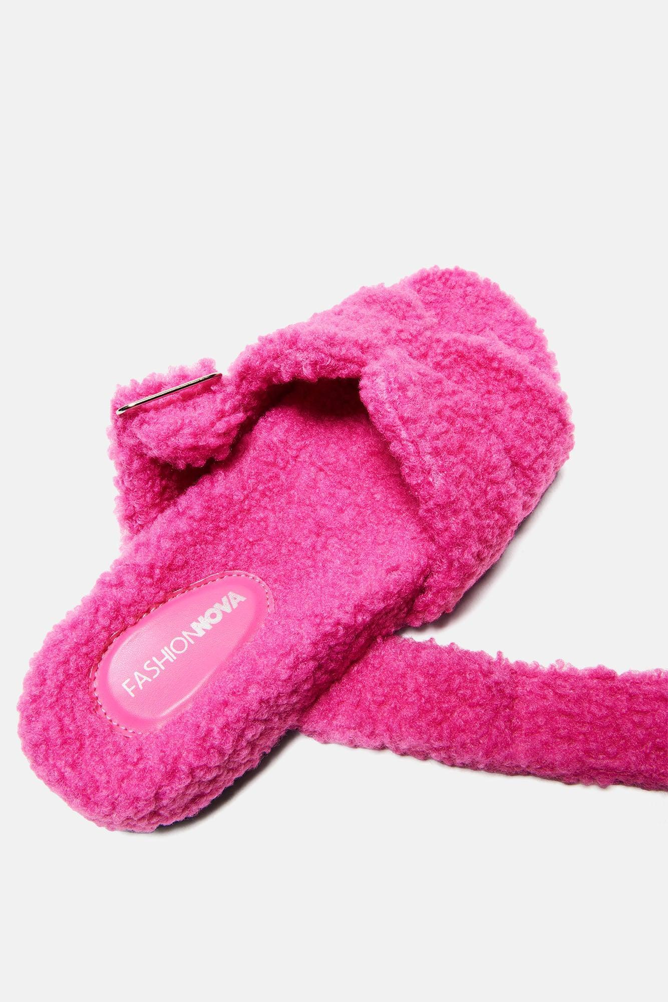 Staying Close Slippers - Pink Product Image