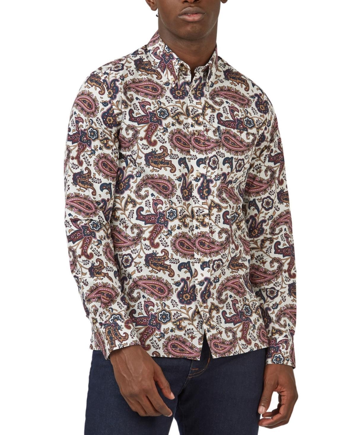 Ben Sherman Mens Eastern Paisley-Print Shirt Product Image