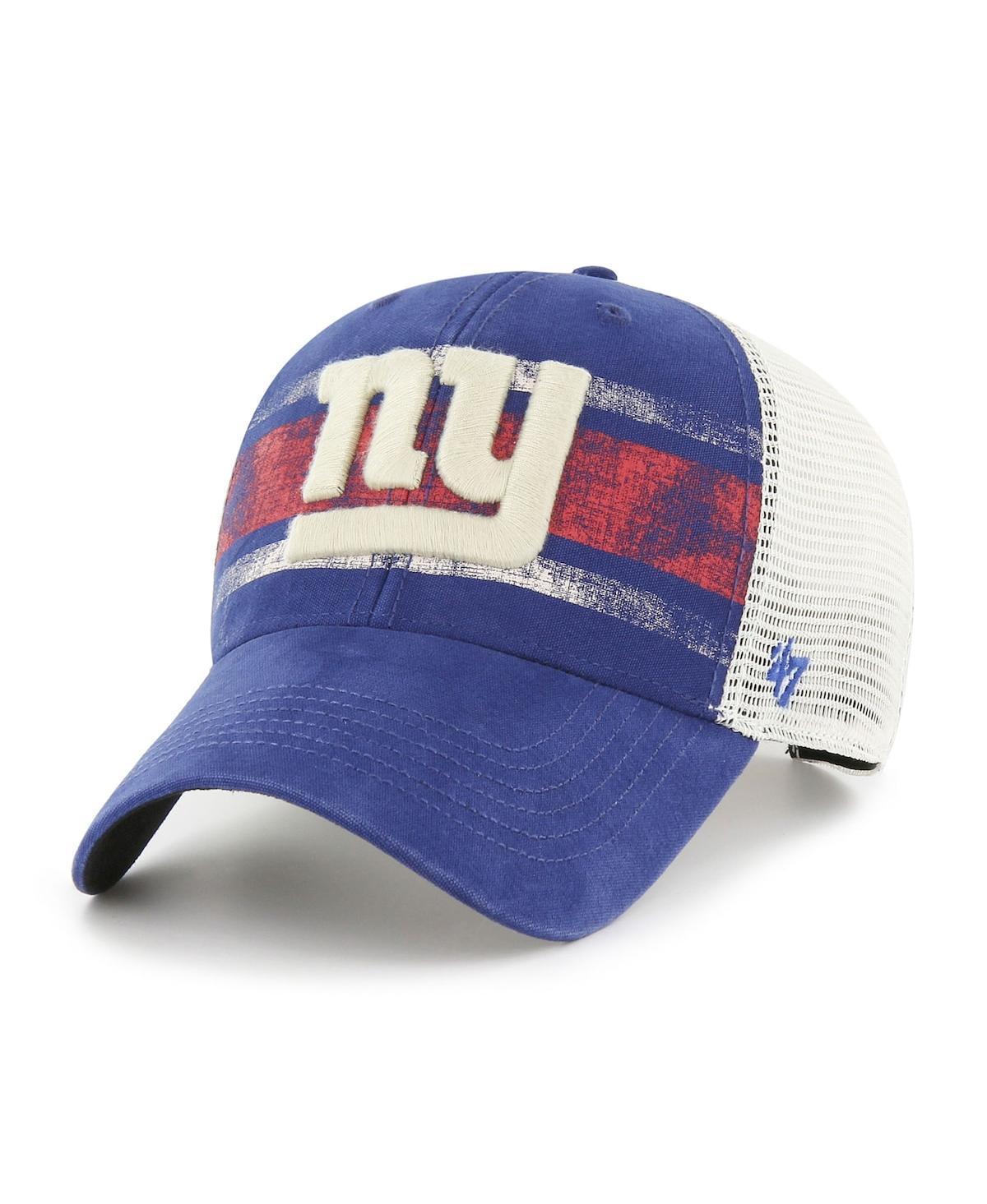 Mens 47 Royal/White New York Giants Interlude MVP Trucker Snapback Hat Product Image