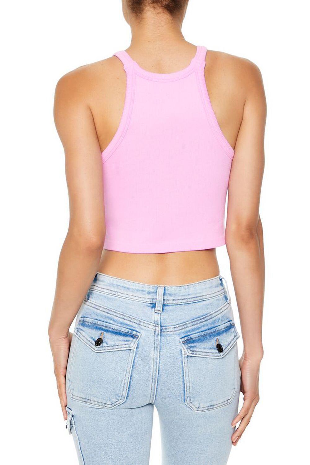 Rhinestone Paradise Cropped Cami | Forever 21 Product Image