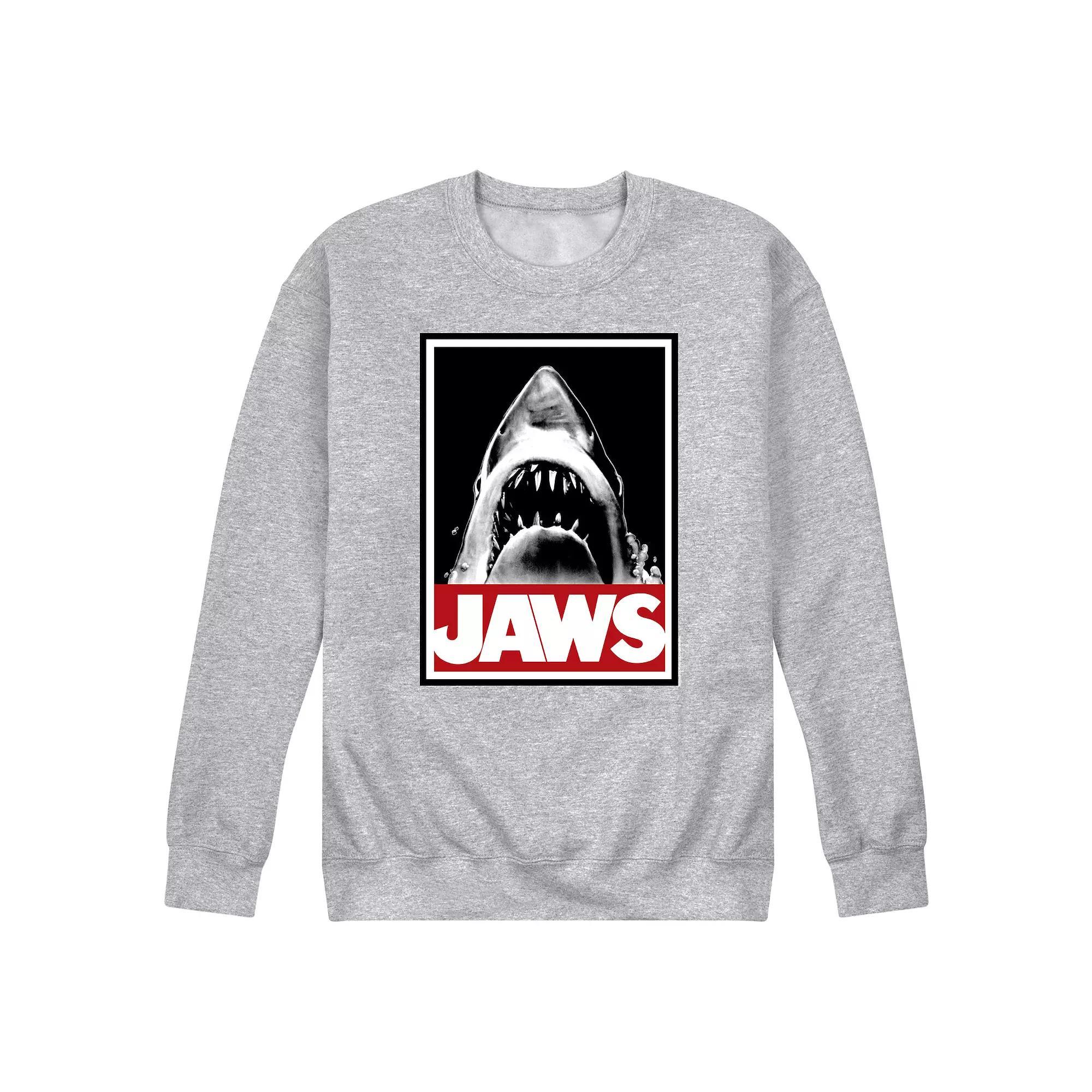 Men's Jaws The Giant Fleece Sweatshirt, Size: Medium, Blue Product Image