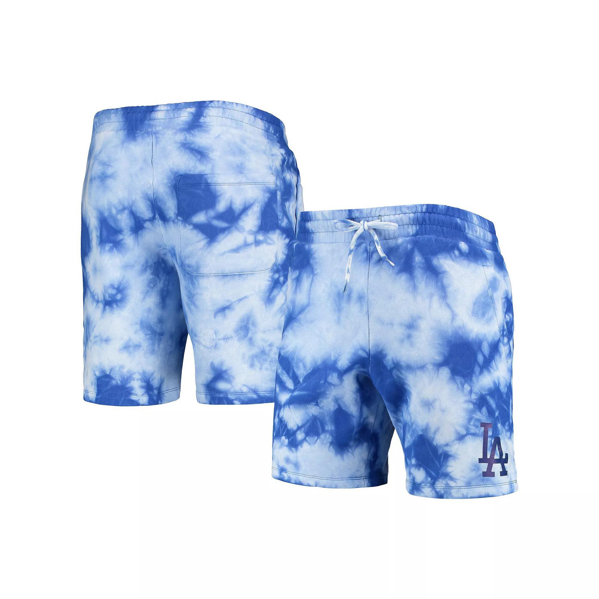 Men's New Era Royal Los Angeles Dodgers Team Dye Shorts,  Product Image