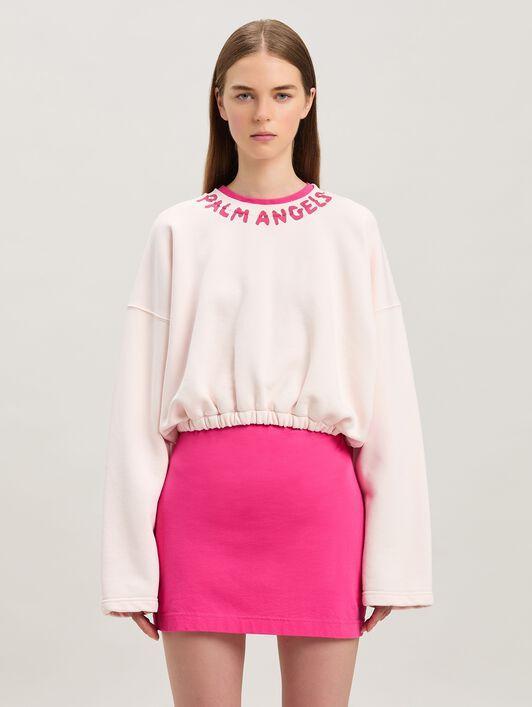 SEASONAL LOGO DRAWSTRING CREW SOFT PINK Product Image