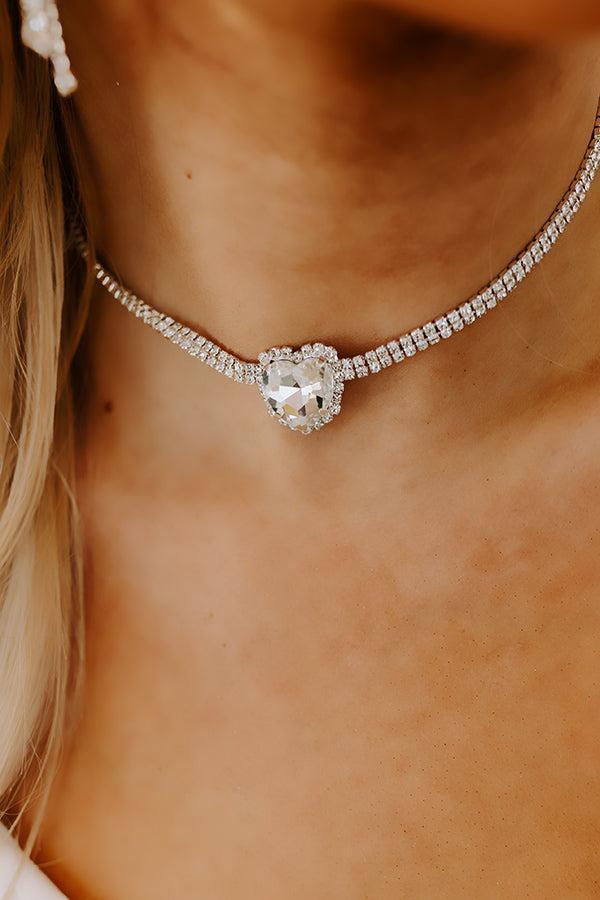 On Cloud Nine Rhinestone Choker Product Image