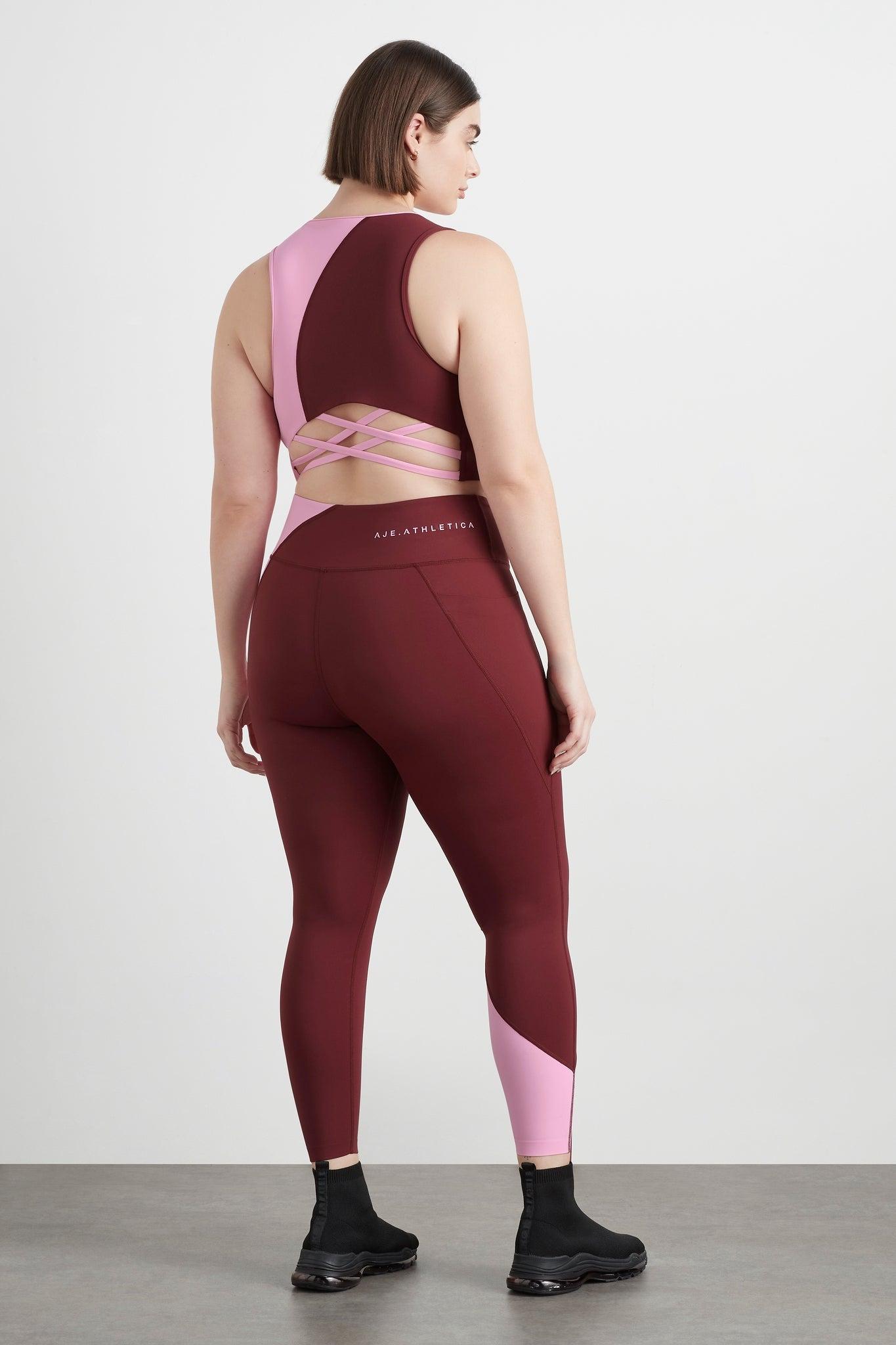 High Rise Colour Block 7/8 Legging 226 Product Image